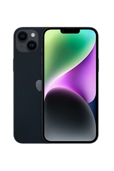 iPhone 14 Plus Double SIM 6,7 128 Go noir Reconditionnné avec Batterie neuve Très bon état Apple reconditionné disponible sur Darty