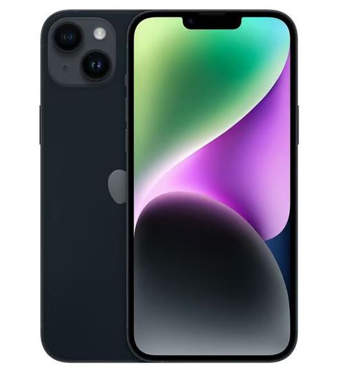 iPhone 14 Plus Double SIM 6,7 128 Go noir Reconditionnné avec Batterie neuve État correct N/A reconditionné disponible sur Fnac