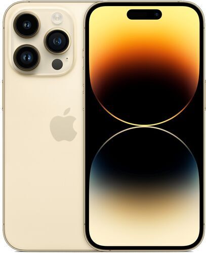 iPhone 14 Pro 256 GB Dual-SIM (eSIM, Nano-SIM) gold Bon état reconditionné disponible sur Refurbed