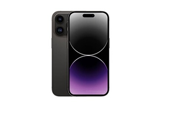 iPhone 14 Pro 6,1'' 128 Go Noir Sideral - Reconditionné Avec Batterie neuve Très bon état Apple reconditionné disponible sur Darty