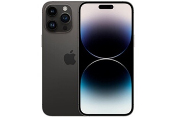 iPhone 14 Pro Max Double SIM 6,7 128 Go noir Reconditionné avec Batterie neuve Bon état Apple reconditionné disponible sur Darty