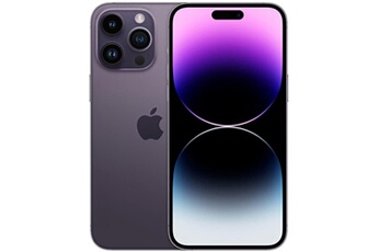 iPhone 14 Pro Max Double SIM 6,7 256 Go violet Reconditionné avec Batterie neuve Bon état Apple reconditionné disponible sur Darty