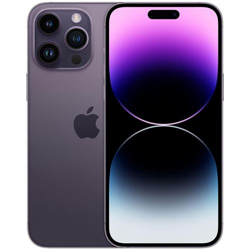iPhone 14 Pro Max Double SIM 6,7 256 Go violet Reconditionné avec Batterie neuve État correct N/A reconditionné disponible sur Fnac