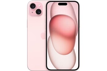 iPhone 15 Plus 6,7'' 128 Go rose Reconditionnné avec Batterie neuve Très bon état Apple reconditionné disponible sur Darty