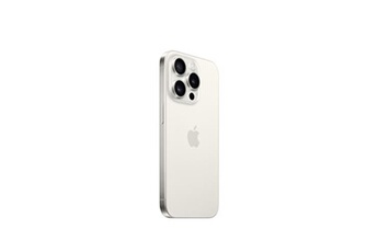 iPhone 15 Pro 256 Go titane blanc Reconditionné avec Batterie Neuve Très bon état Apple reconditionné disponible sur Darty