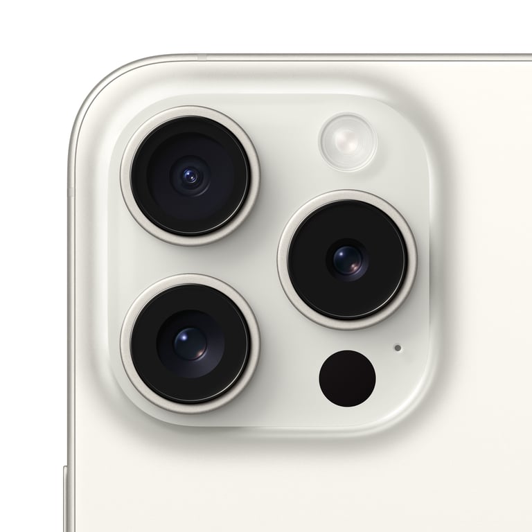 iPhone 15 Pro (5G) 128 Go, Titane blanc, Débloqué - Bon état Bon état Apple reconditionné photo 3 | Dero
