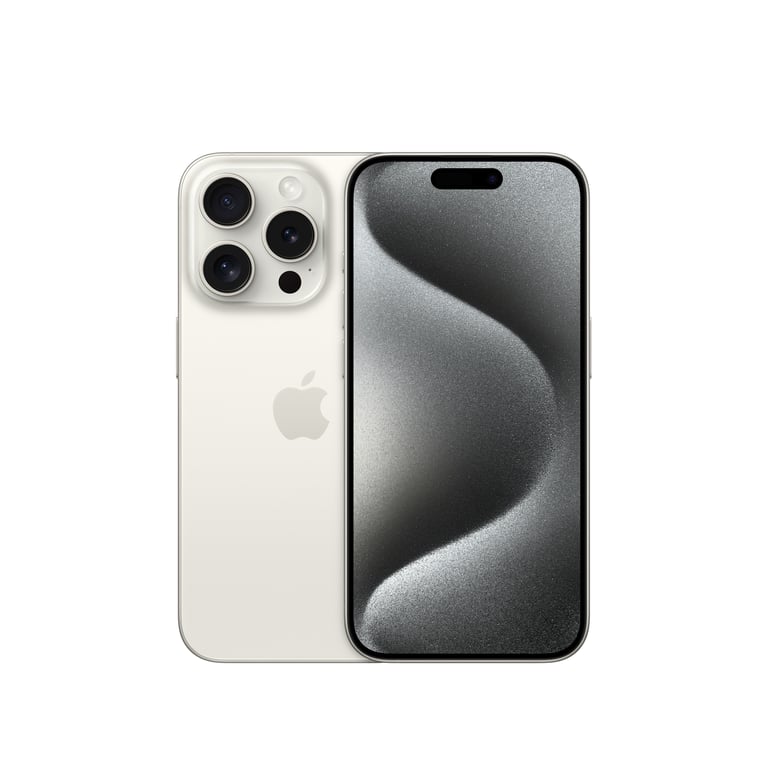 iPhone 15 Pro (5G) 128 Go, Titane blanc, Débloqué - Très bon état Très bon état - 633,00 € iPhone 15 Pro (5G) 128 Go, Titane blanc, Débloqué - Très bon état Très bon état reconditionné disponible sur Pixmania
