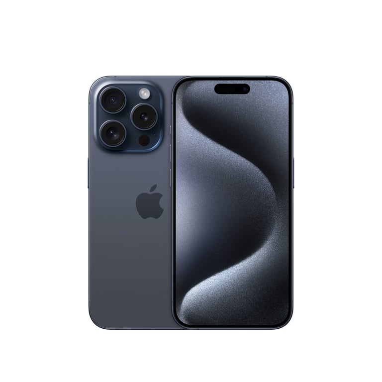 iPhone 15 Pro (5G) 512 Go, Titane bleu, Débloqué - Excellent état Parfait état - 784,58 € iPhone 15 Pro (5G) 512 Go, Titane bleu, Débloqué - Excellent état Parfait état Apple reconditionné disponible sur Pixmania