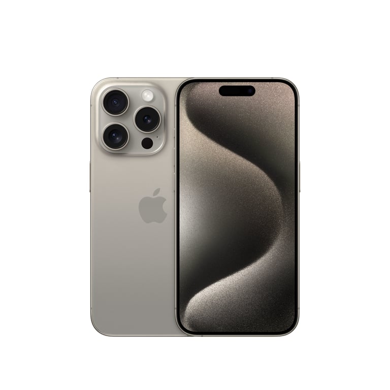 iPhone 15 Pro (5G) 512 Go, Titane naturel, Débloqué - Très bon état Très bon état Apple reconditionné disponible sur Pixmania