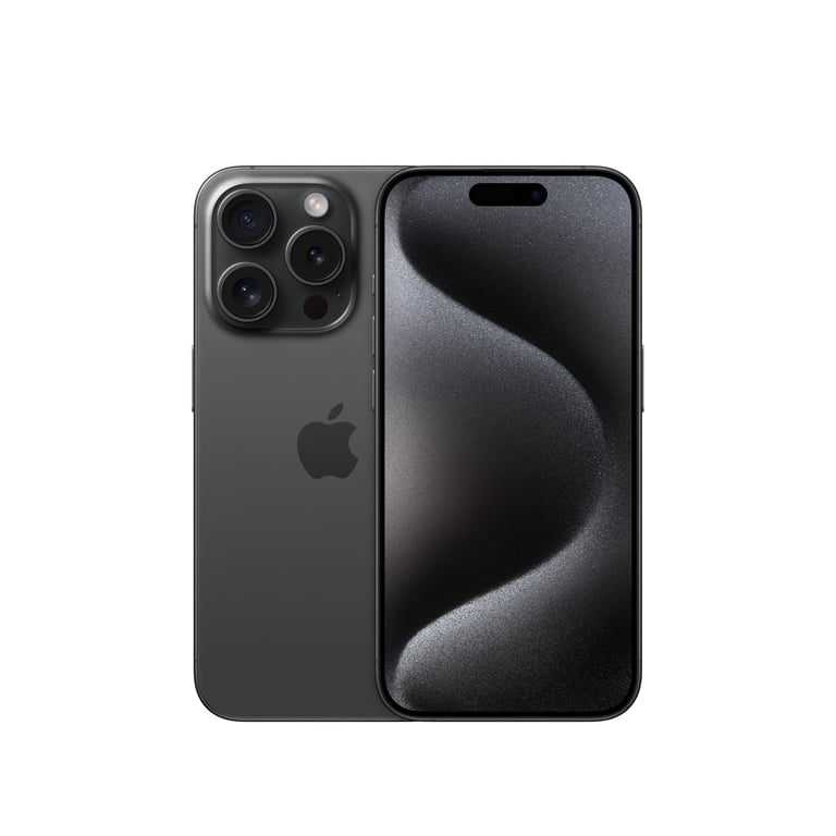 iPhone 15 Pro (5G) 512 Go, Titane noir, Débloqué - Bon état Bon état Apple reconditionné disponible sur Pixmania