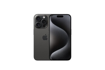 iPhone 15 Pro 5G e-SIM 128 Go 6.1" Titane Noir Très bon état Apple reconditionné disponible sur Darty