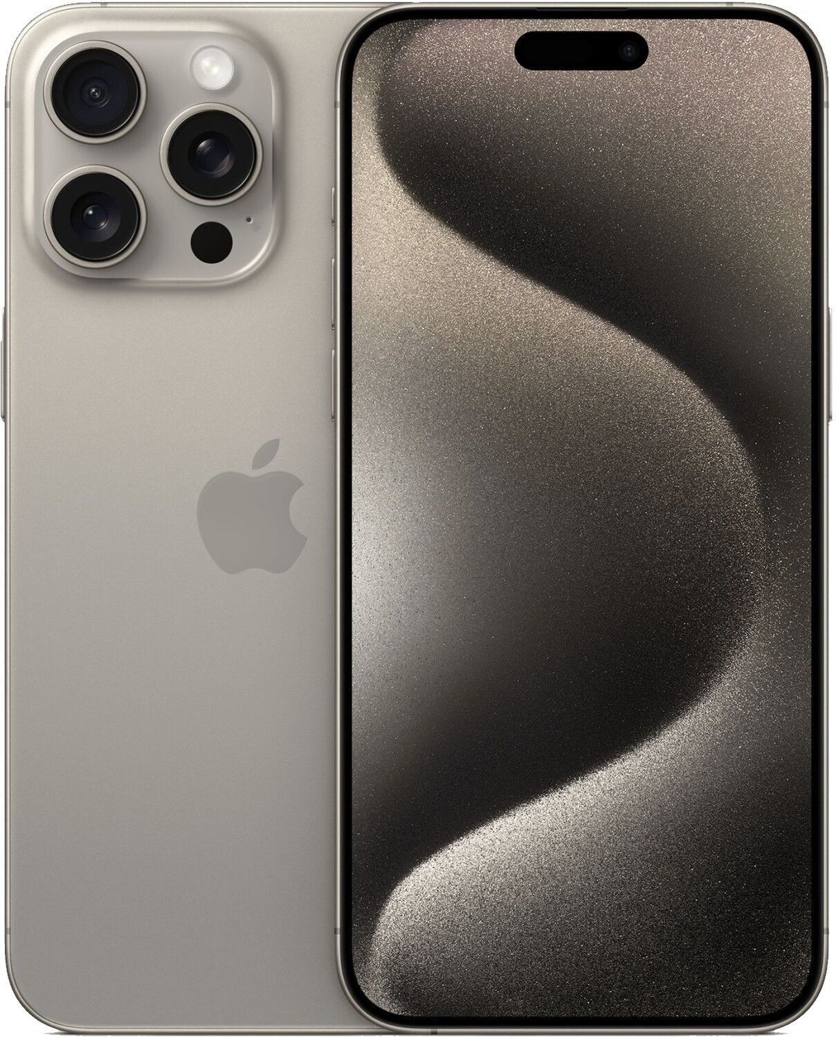 iPhone 15 Pro Max 1 TB Dual-SIM (eSIM, Nano-SIM) Titane Naturel Parfait état Apple reconditionné disponible sur Refurbed | Dero