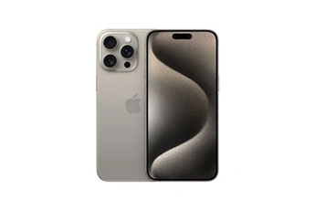 iPhone 15 Pro Max 1To Natural Titanium 5G Bon état Apple reconditionné disponible sur Darty
