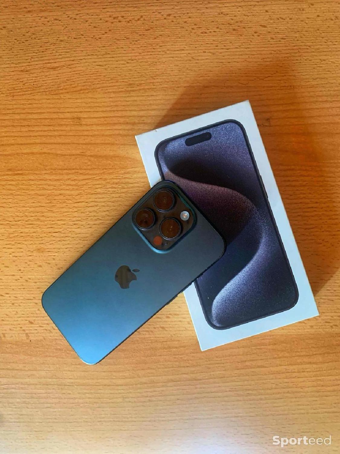 iPhone 15 Pro Très bon état reconditionné disponible sur Sporteed