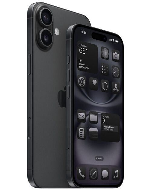 iPhone 16 128 GB Dual-SIM (2 x Nano-SIM) noir Parfait état Apple reconditionné disponible sur Refurbed | Dero