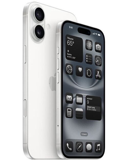 iPhone 16 256 GB Dual-SIM (eSIM, Nano-SIM) blanc Parfait état Apple reconditionné disponible sur Refurbed | Dero