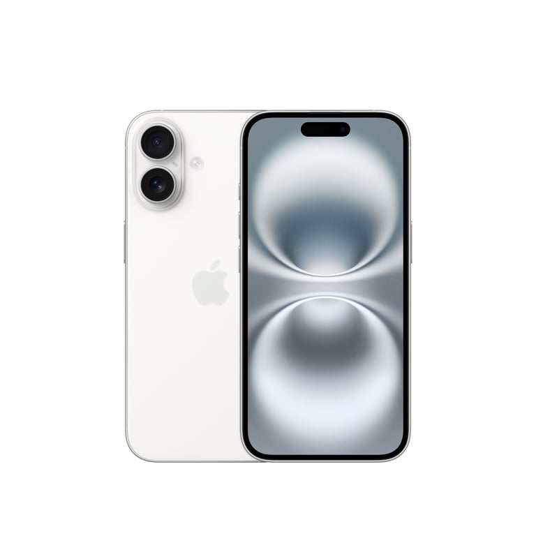 iPhone 16 (5G) 256 Go, Blanc, Débloqué - Très bon état Très bon état Apple reconditionné disponible sur Pixmania