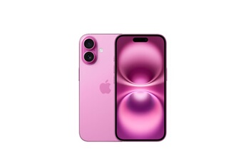 iPhone 16 6,1" 5G 256 Go Double SIM Rose Très bon état Apple reconditionné disponible sur Darty
