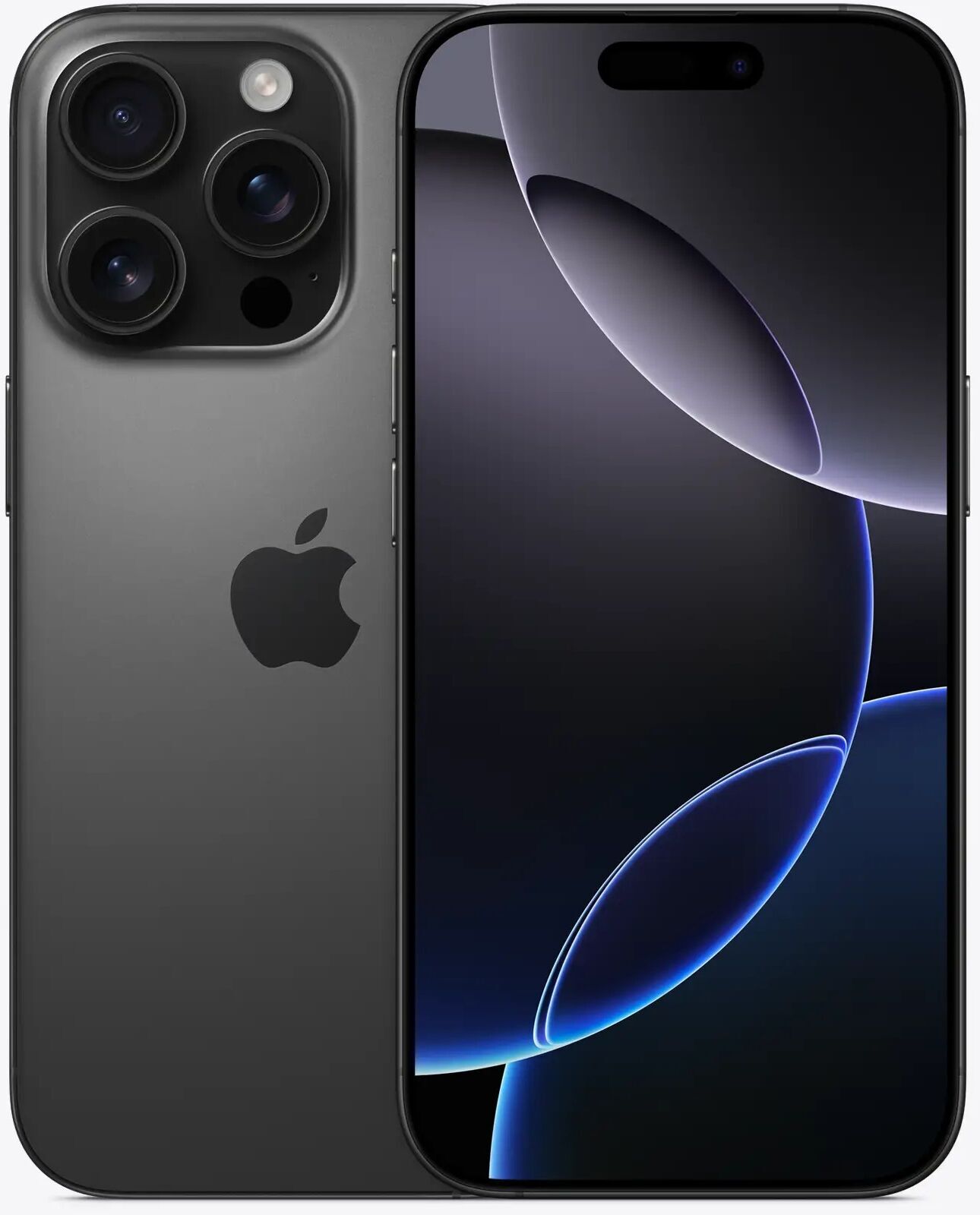 iPhone 16 Pro 128 GB Dual-SIM (2 x eSIM) Titane noir Très bon état Apple reconditionné disponible sur Refurbed | Dero