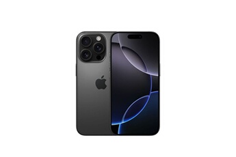 iPhone 16 Pro 128Go Noir Reconditionné avec Batterie neuve Très bon état Apple reconditionné disponible sur Darty