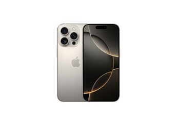 iPhone 16 Pro 128Go Titane Naturel Très bon état Apple reconditionné disponible sur Darty