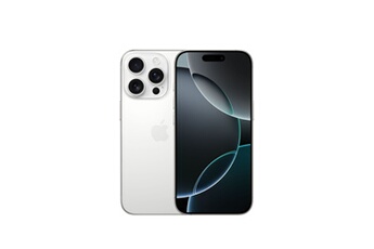 iPhone 16 Pro 256Go Titane Blanc Très bon état Apple reconditionné disponible sur Darty
