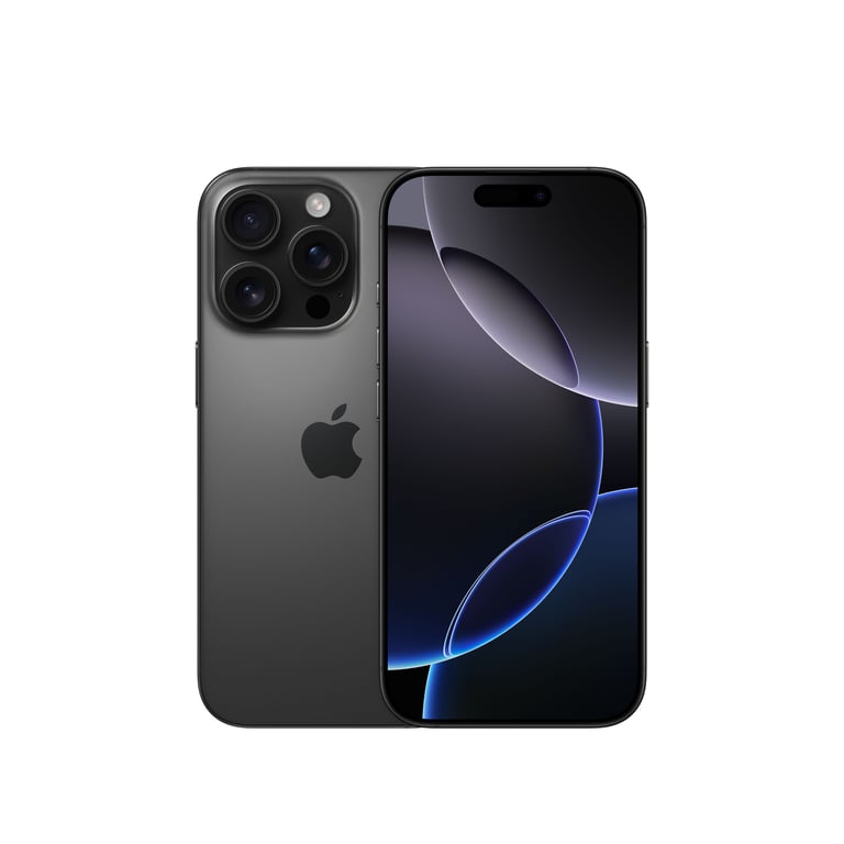 iPhone 16 Pro (5G) 256 Go, Titane Noir, Débloqué - Bon état Bon état - 843,00 € iPhone 16 Pro (5G) 256 Go, Titane Noir, Débloqué - Bon état Bon état Apple reconditionné disponible sur Pixmania