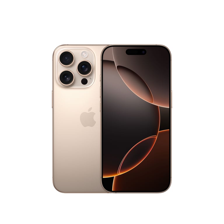 iPhone 16 Pro (5G) 256 Go, Titane Sable, Débloqué - Excellent état Parfait état - 838,20 € iPhone 16 Pro (5G) 256 Go, Titane Sable, Débloqué - Excellent état Parfait état Apple reconditionné disponible sur Pixmania