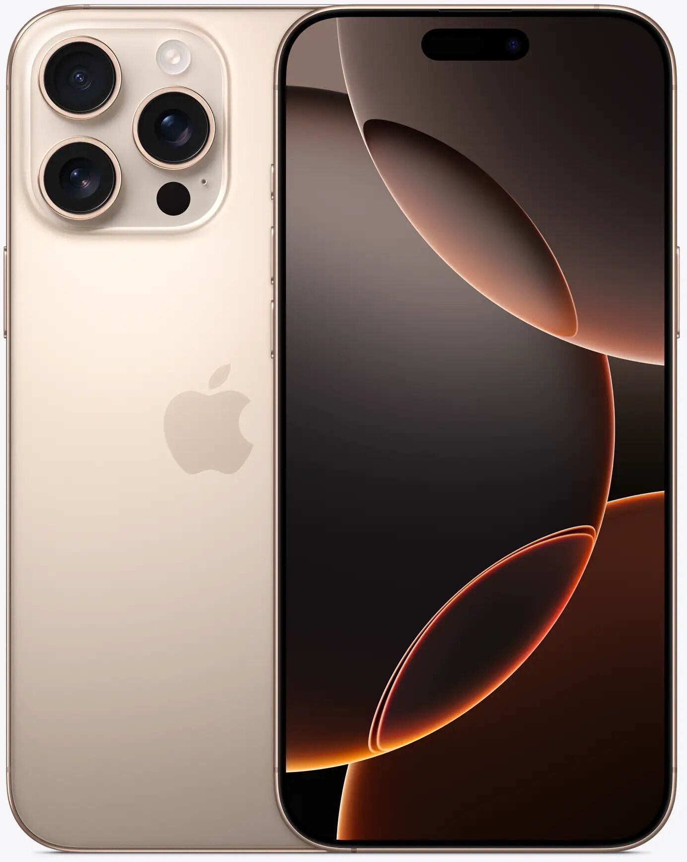iPhone 16 Pro Max 512 GB Dual-SIM (2 x eSIM) Titane désert Bon état Apple reconditionné disponible sur Refurbed | Dero