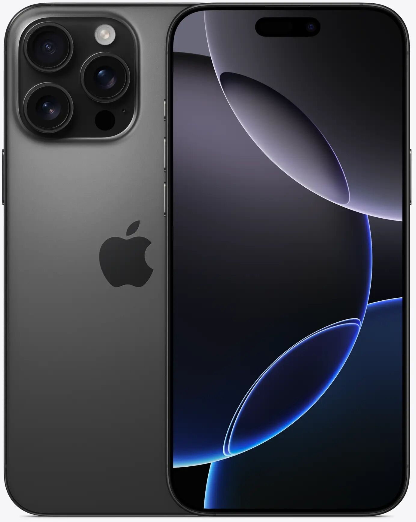 iPhone 16 Pro Max 512 GB Dual-SIM (eSIM, Nano-SIM) Titane Noir Parfait état Apple reconditionné disponible sur Refurbed | Dero