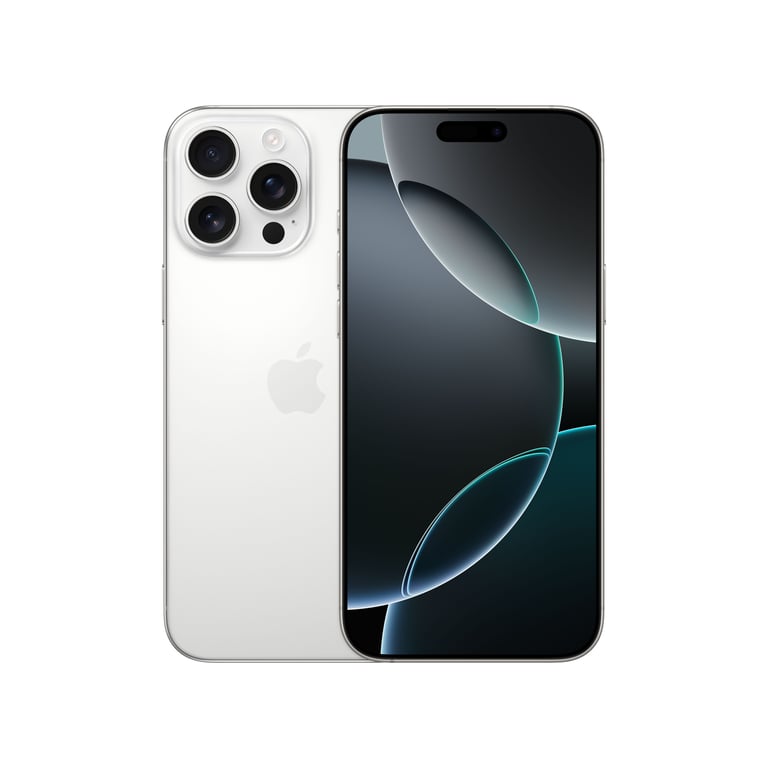 iPhone 16 Pro Max (5G) 256 Go, Titane Blanc, Débloqué - Bon état Bon état Apple reconditionné disponible sur Pixmania