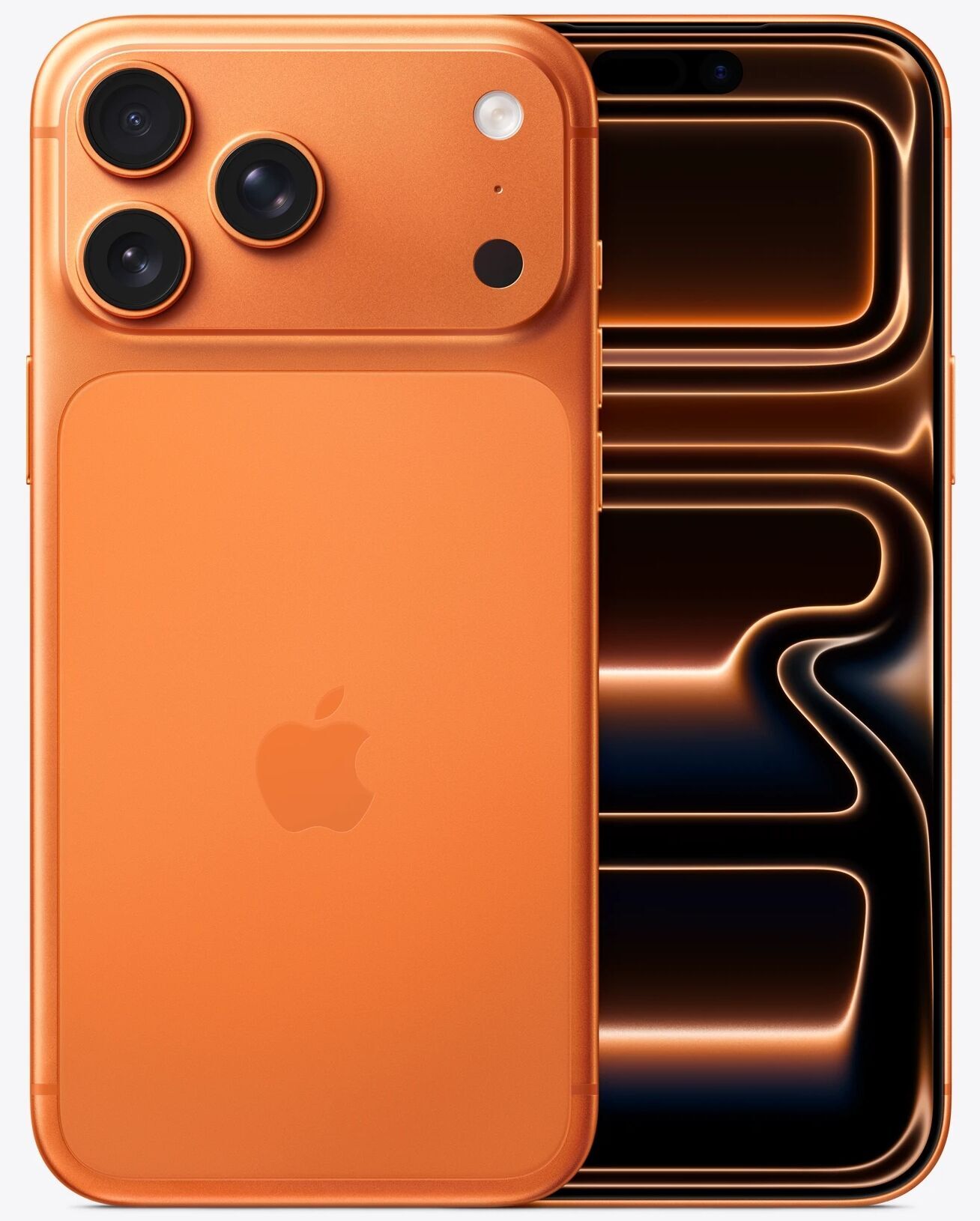 iPhone 17 Pro Max 2 TB Dual-SIM (eSIM, Nano-SIM) Orange Cosmique Très bon état Apple reconditionné disponible sur Refurbed