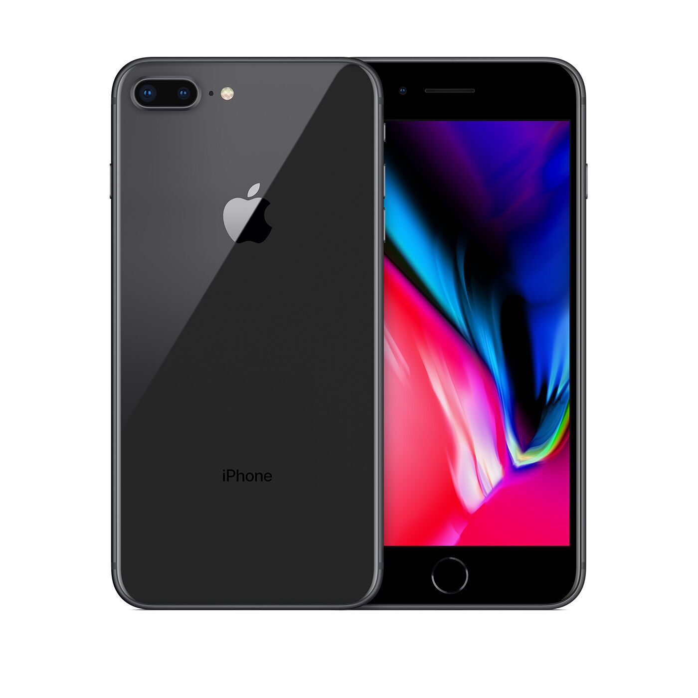 iPhone 8 Plus 64 GB Gris sidéral Bon état Apple reconditionné disponible sur Refurbed