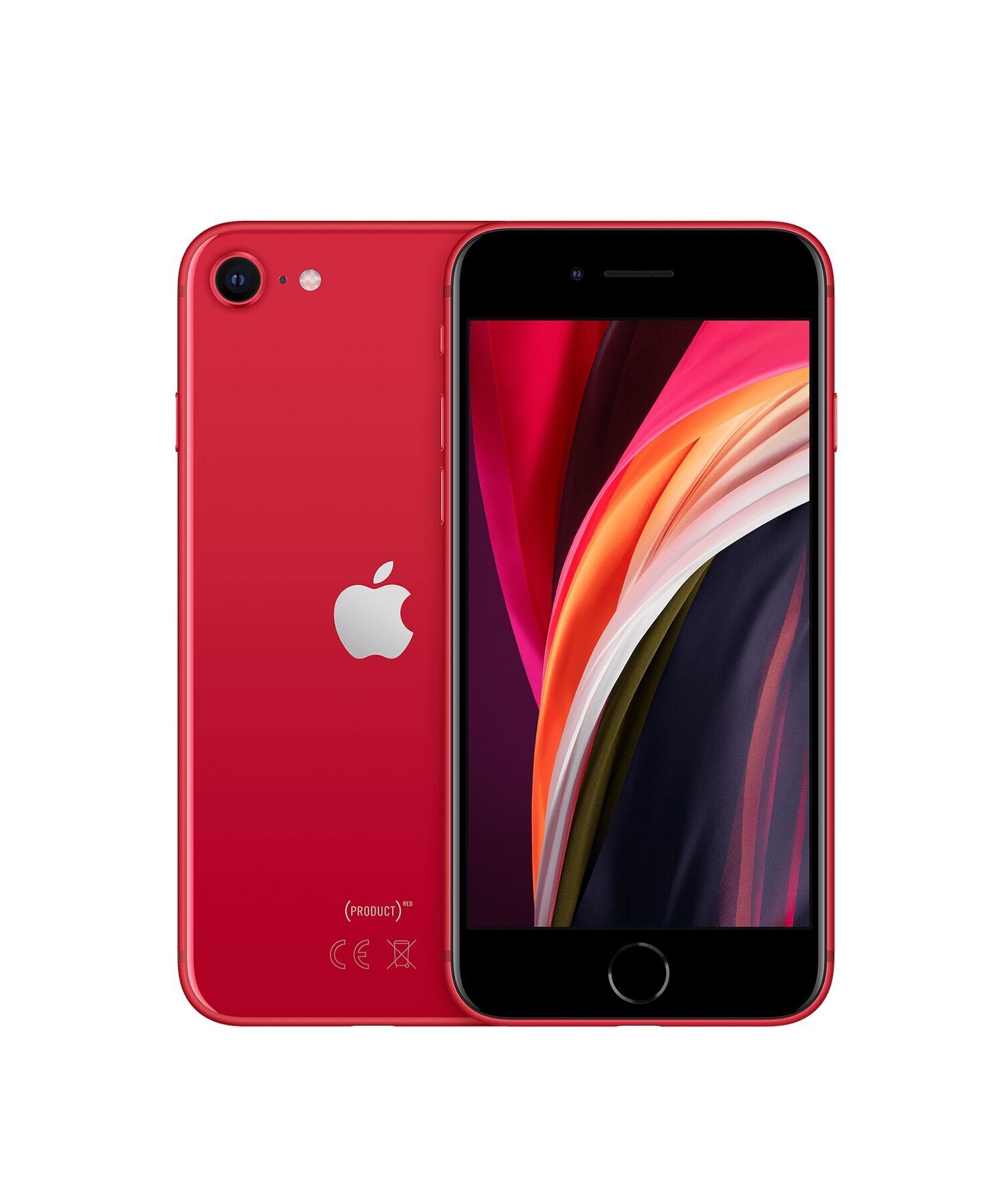 iPhone SE (2020) 128 GB Dual-SIM (eSIM, Nano-SIM) rouge Parfait état Apple reconditionné disponible sur Refurbed
