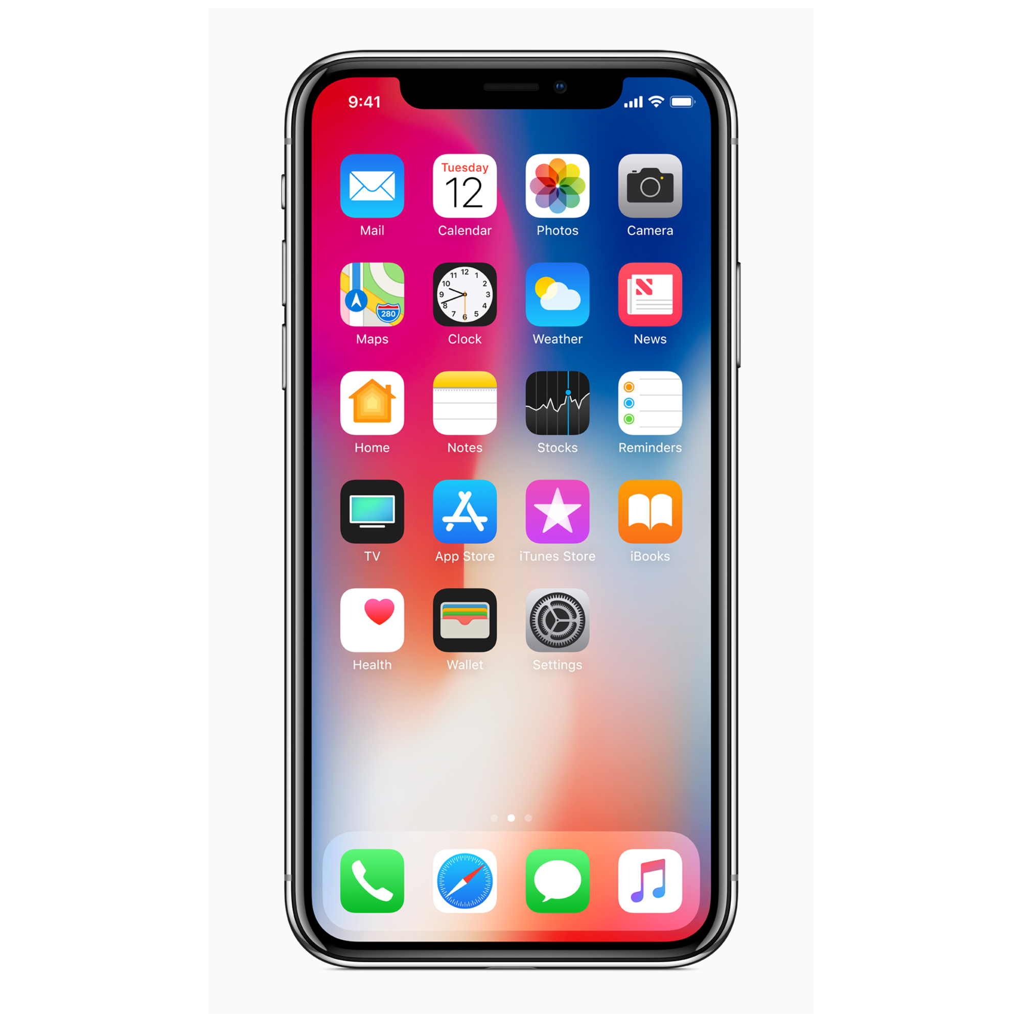 iPhone X 256 Go, Gris Sidéral, débloqué - Très bon état Très bon état Apple reconditionné photo 3 | Dero
