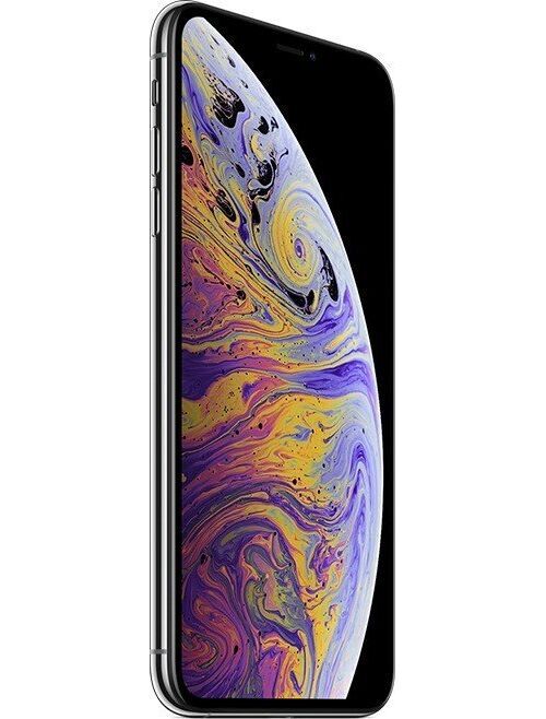 iPhone XS Max 64 GB Dual-SIM (eSIM, Nano-SIM) argent Parfait état Apple reconditionné disponible sur Refurbed