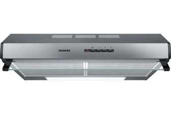 iQ100 LU63LCC50 - Hotte - standard - largeur : 60 cm - profondeur : 48.2 cm - evacuation & recyclage - avec moteur interne - acier inoxydable Bon état Siemens reconditionné disponible sur Darty