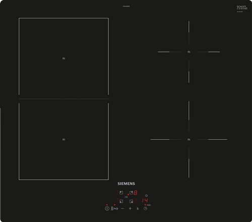 iQ500 Table à induction 60 cm Noir, sans cadre ED61RBSB6E État correct Siemens reconditionné disponible sur Fnac
