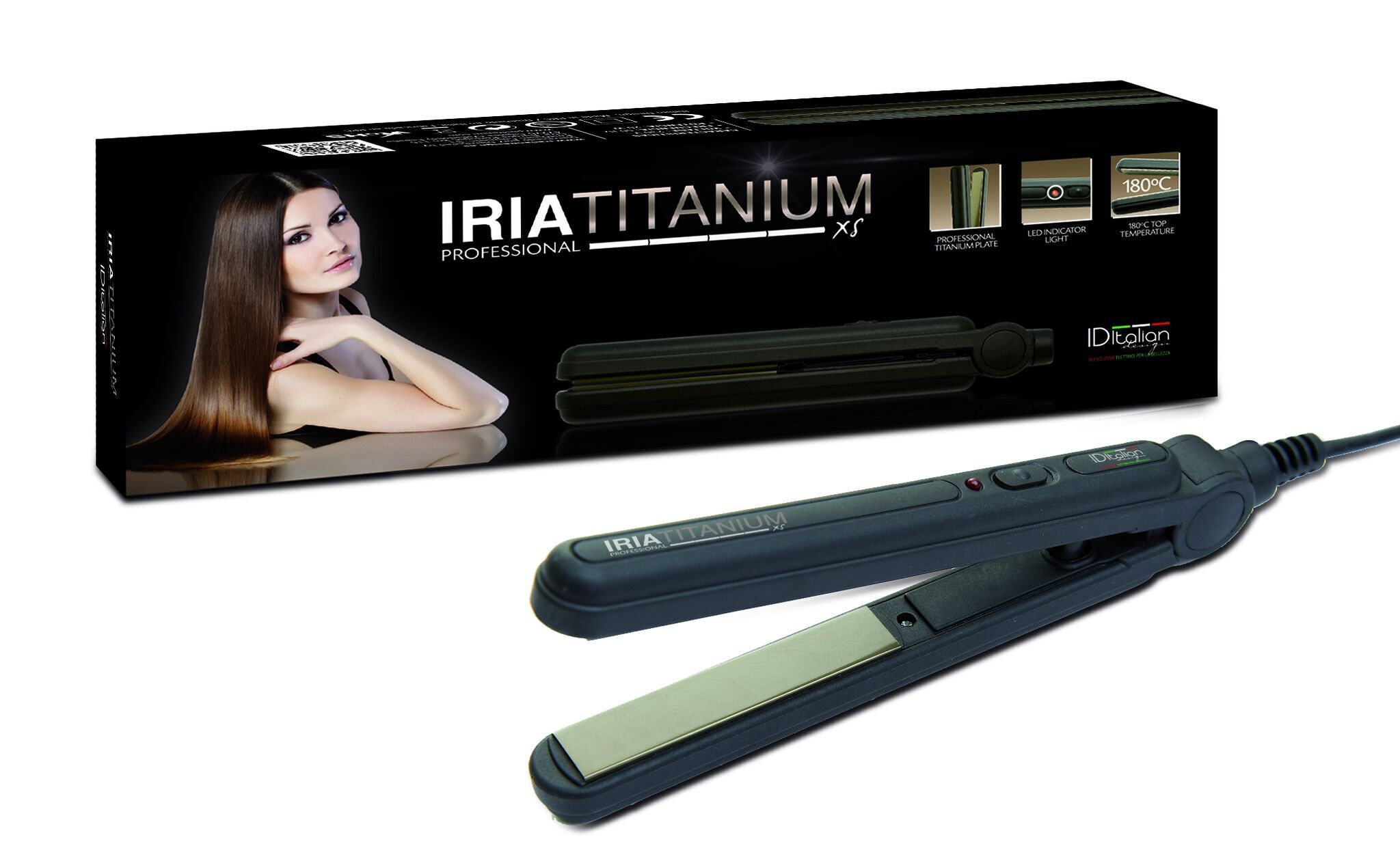 Italian Design Iria Titanium XS Lisseur noir Parfait état N/A reconditionné disponible sur Refurbed | Dero