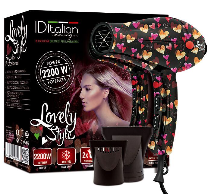 Italian Design Lovely Style 2200 Sèche-cheveux noir Parfait état N/A reconditionné disponible sur Refurbed | Dero