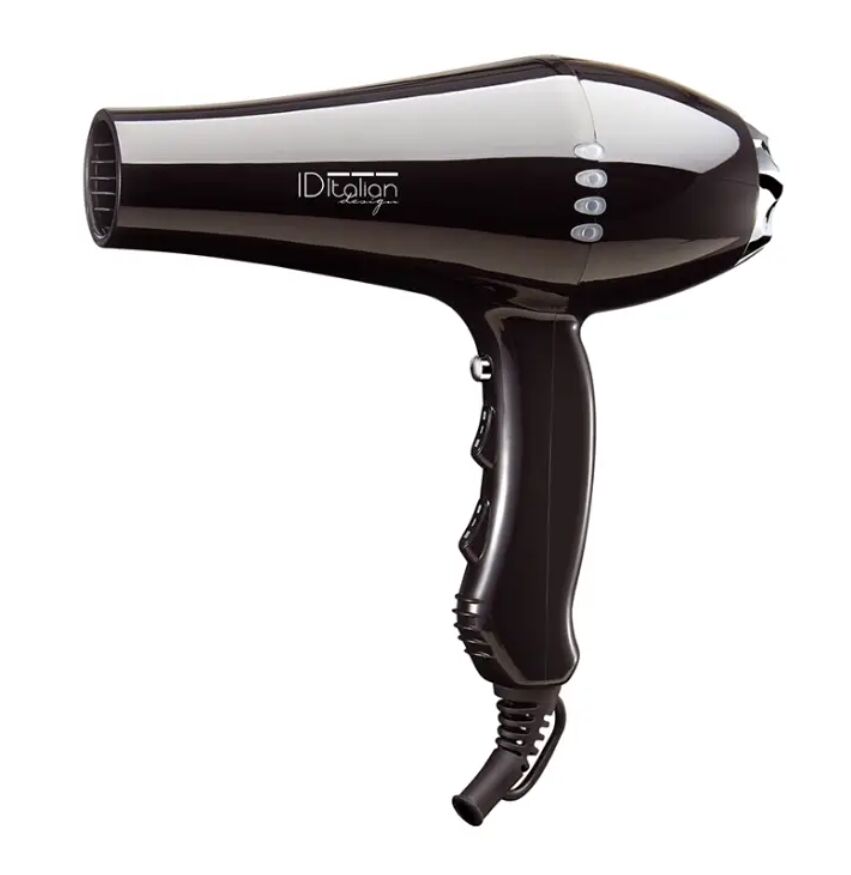 Italian Design Sèche-cheveux ionique professionnel 22o0 ozone noir Parfait état reconditionné disponible sur Refurbed | Dero