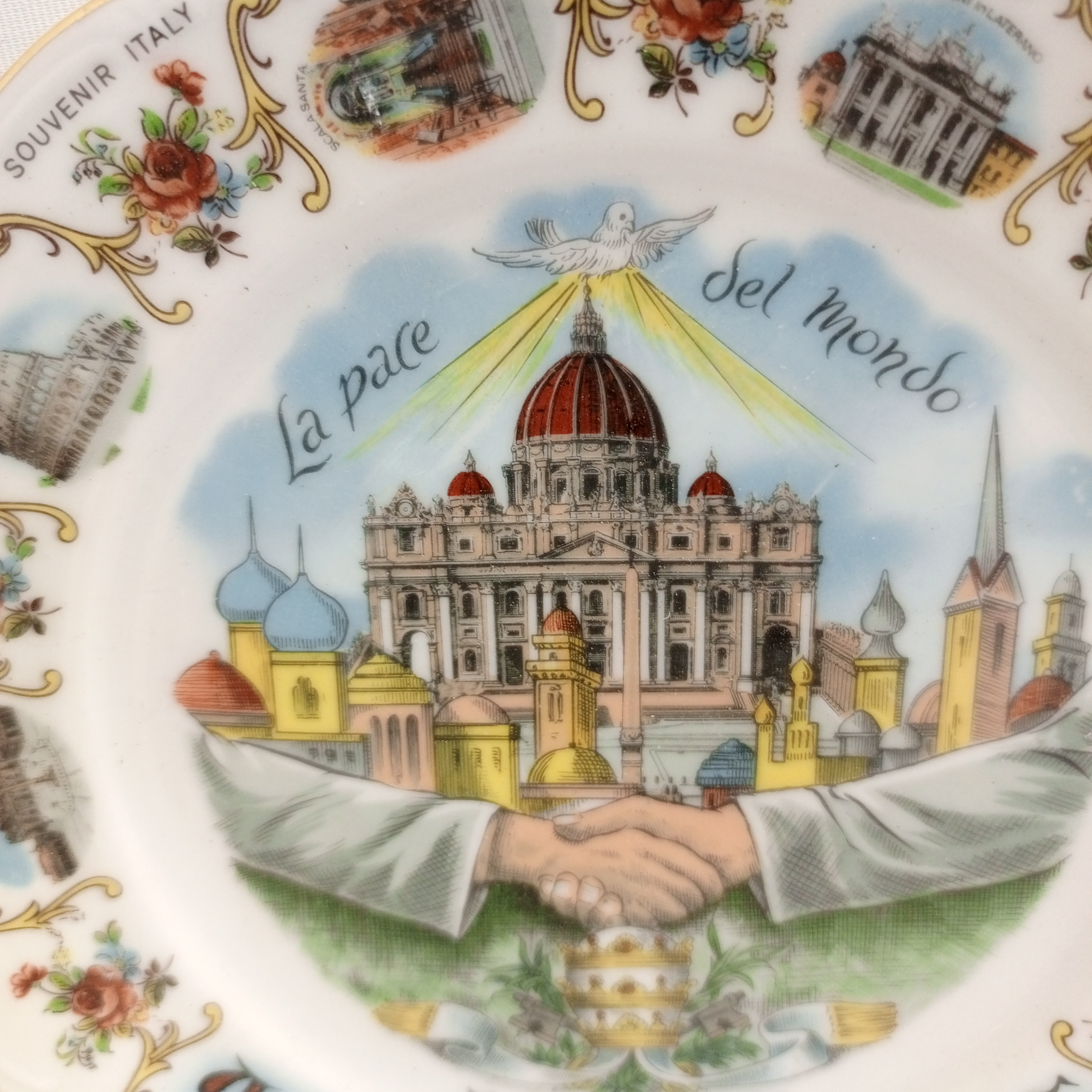 Voir photo 2 de Italy Vatican assiette commémorative Italy Vatican assiette commémorative État correct reconditionné photo 2