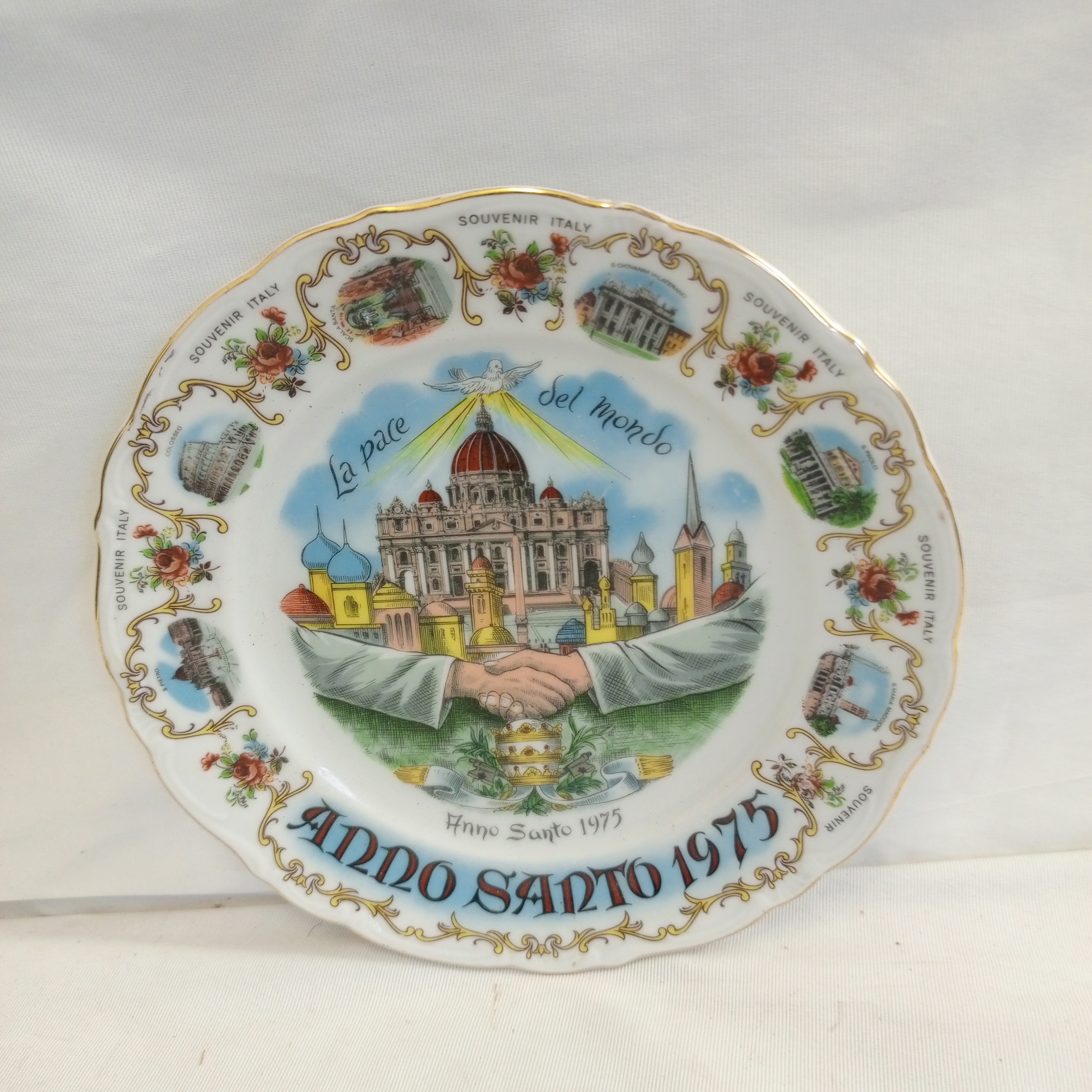 Voir photo 3 de Italy Vatican assiette commémorative Italy Vatican assiette commémorative État correct reconditionné photo 3