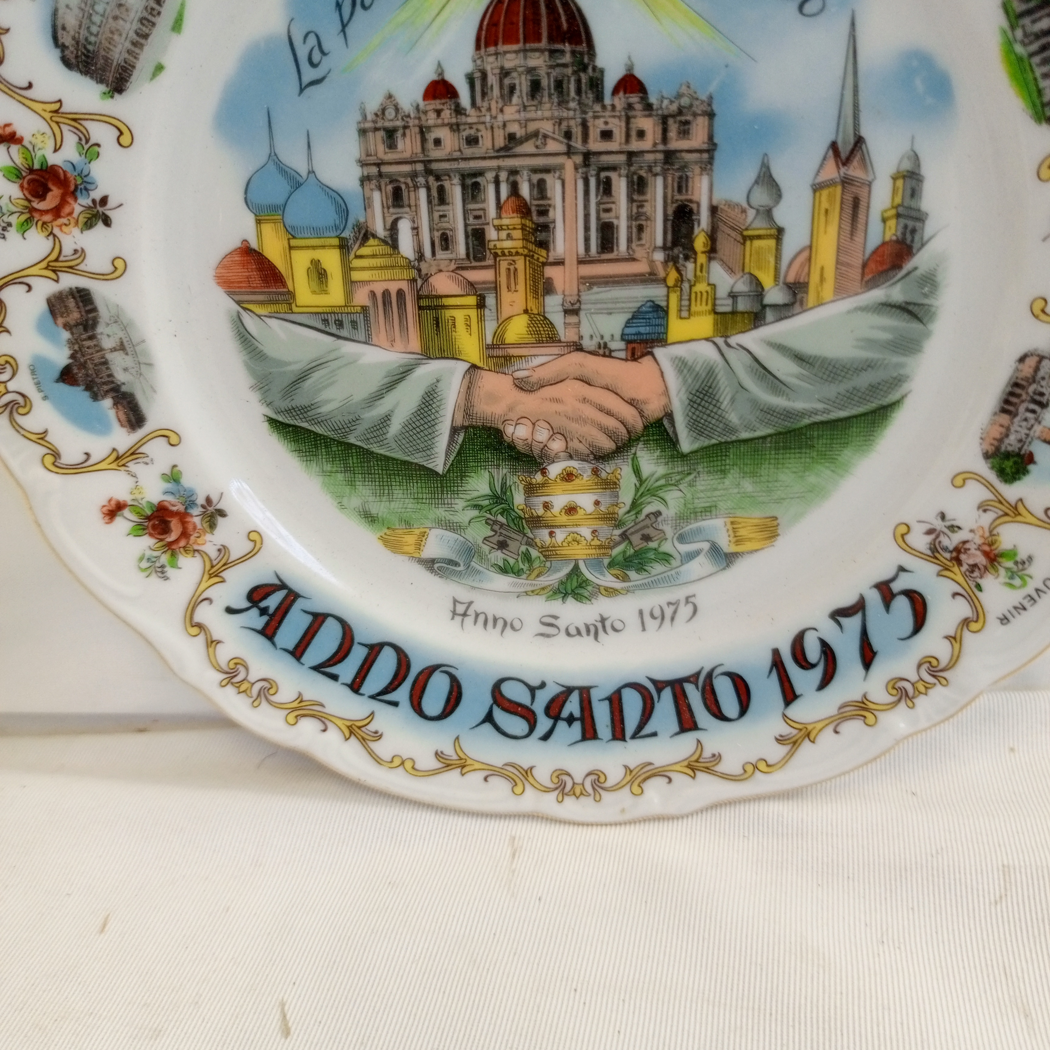 Voir photo 6 de Italy Vatican assiette commémorative Italy Vatican assiette commémorative État correct reconditionné photo 6
