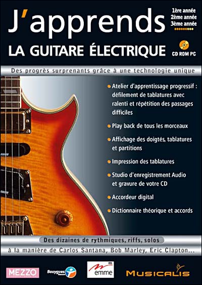 J'apprends la Guitare électrique État correct Avanquest reconditionné disponible sur Fnac