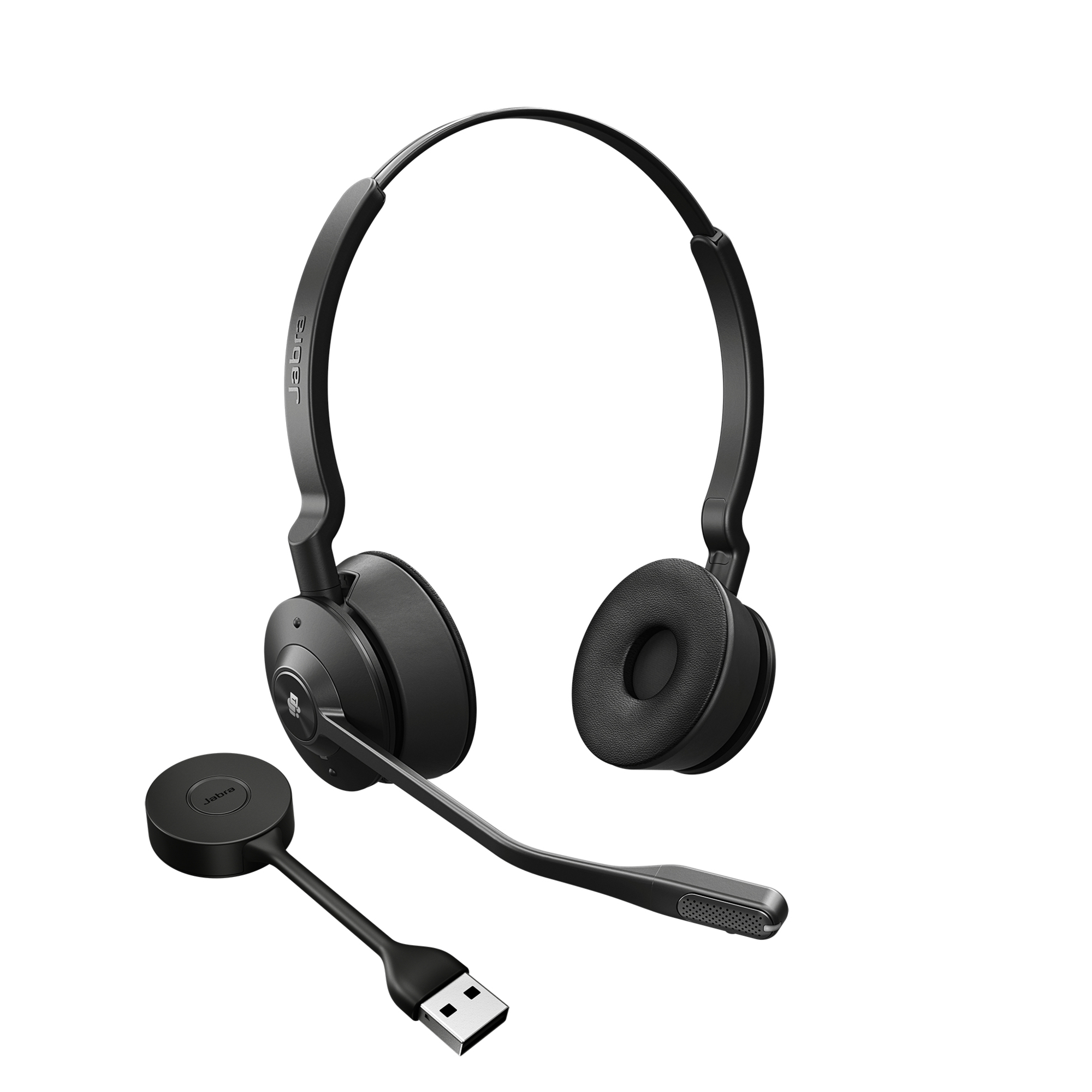Jabra Engage 55 Casque Sans fil Arceau Bureau/Centre d'appels Noir, Titane - Excellent état Parfait état Jabra reconditionné disponible sur Pixmania