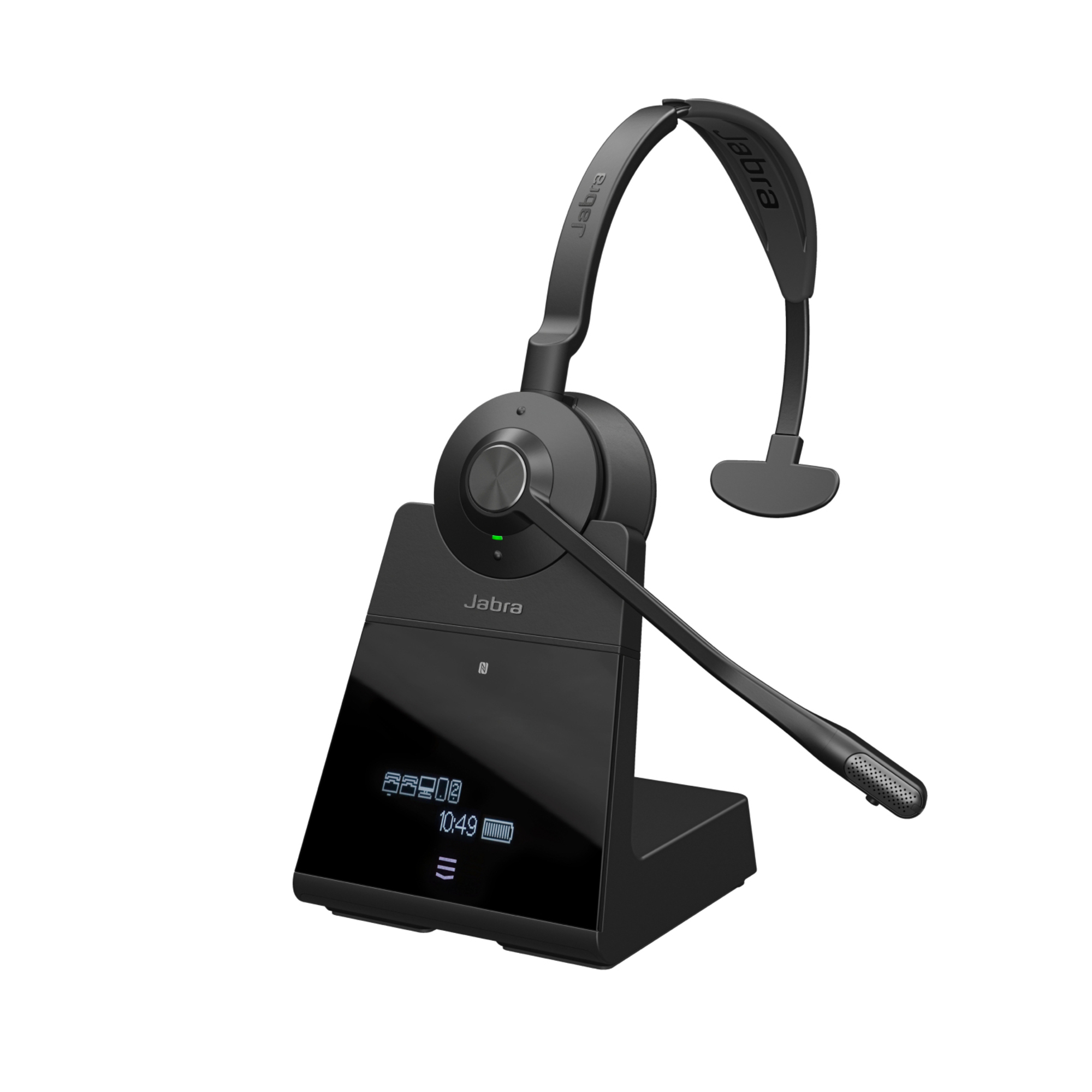 Jabra Engage 75 Mono Casque Sans fil Arceau Bureau/Centre d'appels Bluetooth Noir - Excellent état Parfait état Jabra reconditionné disponible sur Pixmania