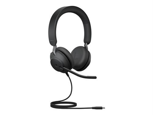 Jabra Evolve2 40 SE MS Stereo - Micro-casque - sur-oreille - filaire - USB-C, USB-A - isolation acoustique - Certifié pour Microsoft Teams État correct N/A reconditionné disponible sur Fnac