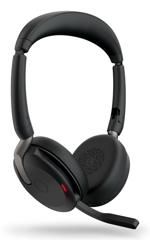 Jabra Evolve2 65 Flex Casque Sans fil Arceau Bureau/Centre d'appels USB Type-C Bluetooth - Excellent état Parfait état Jabra reconditionné disponible sur Pixmania