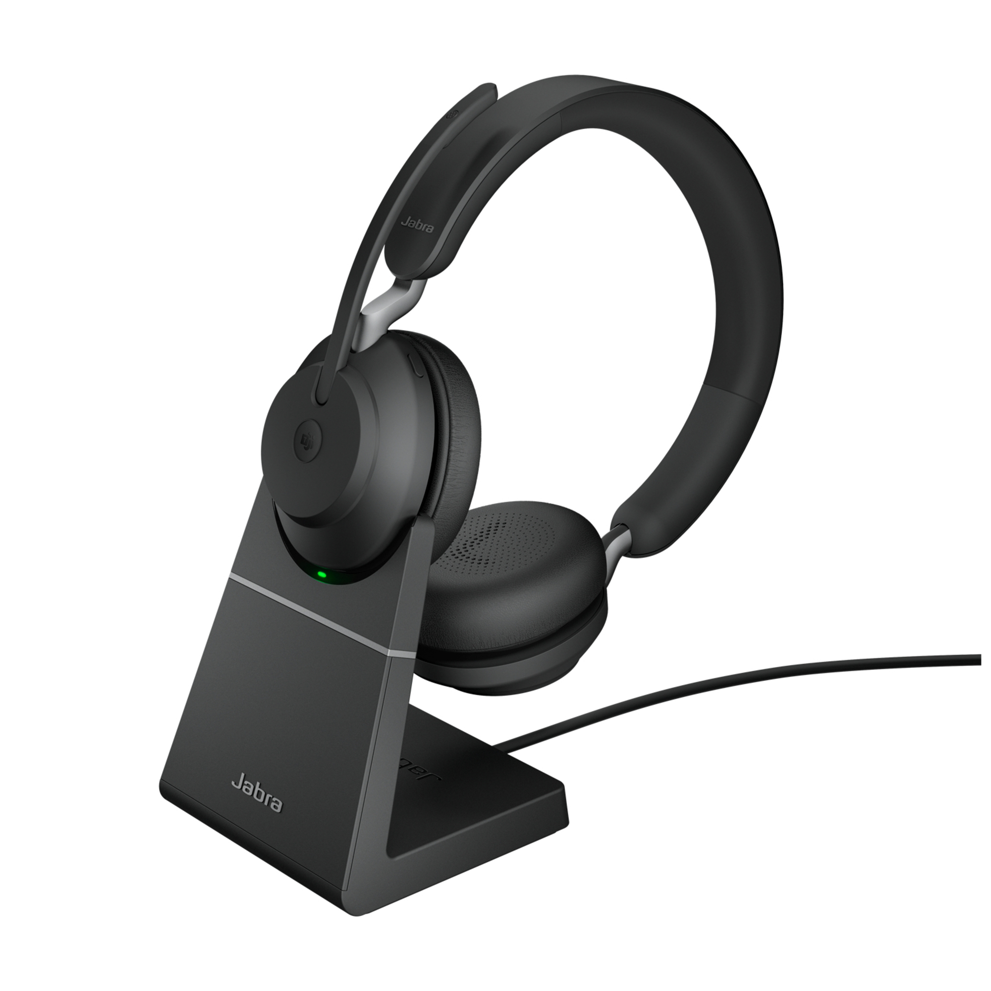 Jabra Evolve2 65, MS Stereo Casque Sans fil Arceau Bureau/Centre d'appels USB Type-A Bluetooth Noir - Excellent état Parfait état Jabra reconditionné disponible sur Pixmania